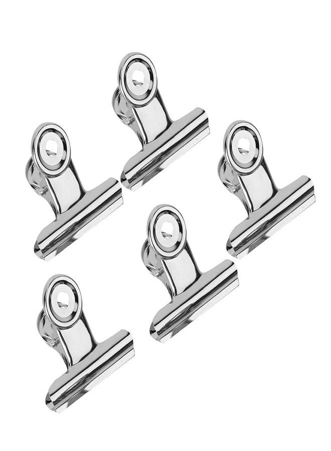 Filfeel Nail Extension Clips, 5PCS Stainless Curve C Nail Curvature Pinching Clips Multi-functional Nail Art Accessories Metal Tools - Image 2